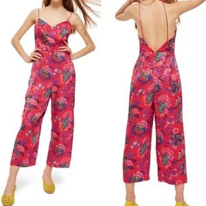 TOPSHOP Floral Jumpsuit